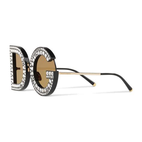 dolce gabbana sunglasses with crystal details|Dolce & Gabbana sunglasses women's.